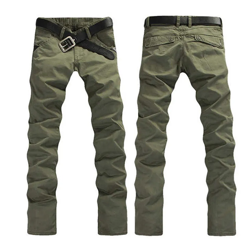 2021 Summer Winter Elasticity Mens Rugged Cargo Pants Silm Fit Milltary Army Overalls Pants Tactical