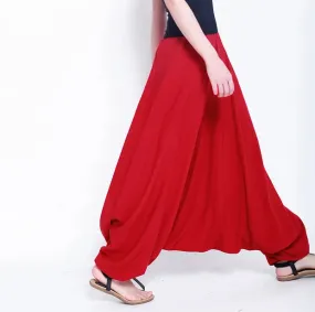 2022 Casual Harem Plants,Loose Women Casual Trousers,Wide Leg Pants,Pantskirt, - Woman Big Crotch Pa