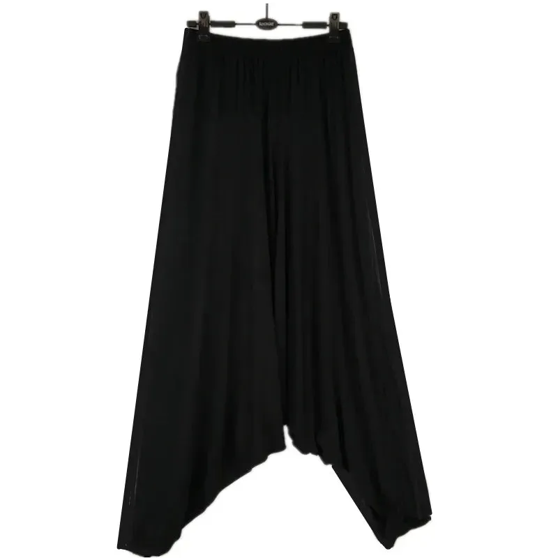 2022 Casual Harem Plants,Loose Women Casual Trousers,Wide Leg Pants,Pantskirt, - Woman Big Crotch Pa