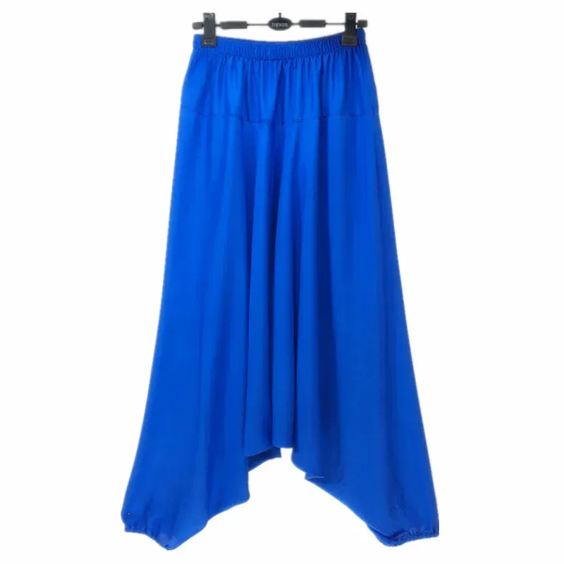 2022 Casual Harem Plants,Loose Women Casual Trousers,Wide Leg Pants,Pantskirt, - Woman Big Crotch Pa