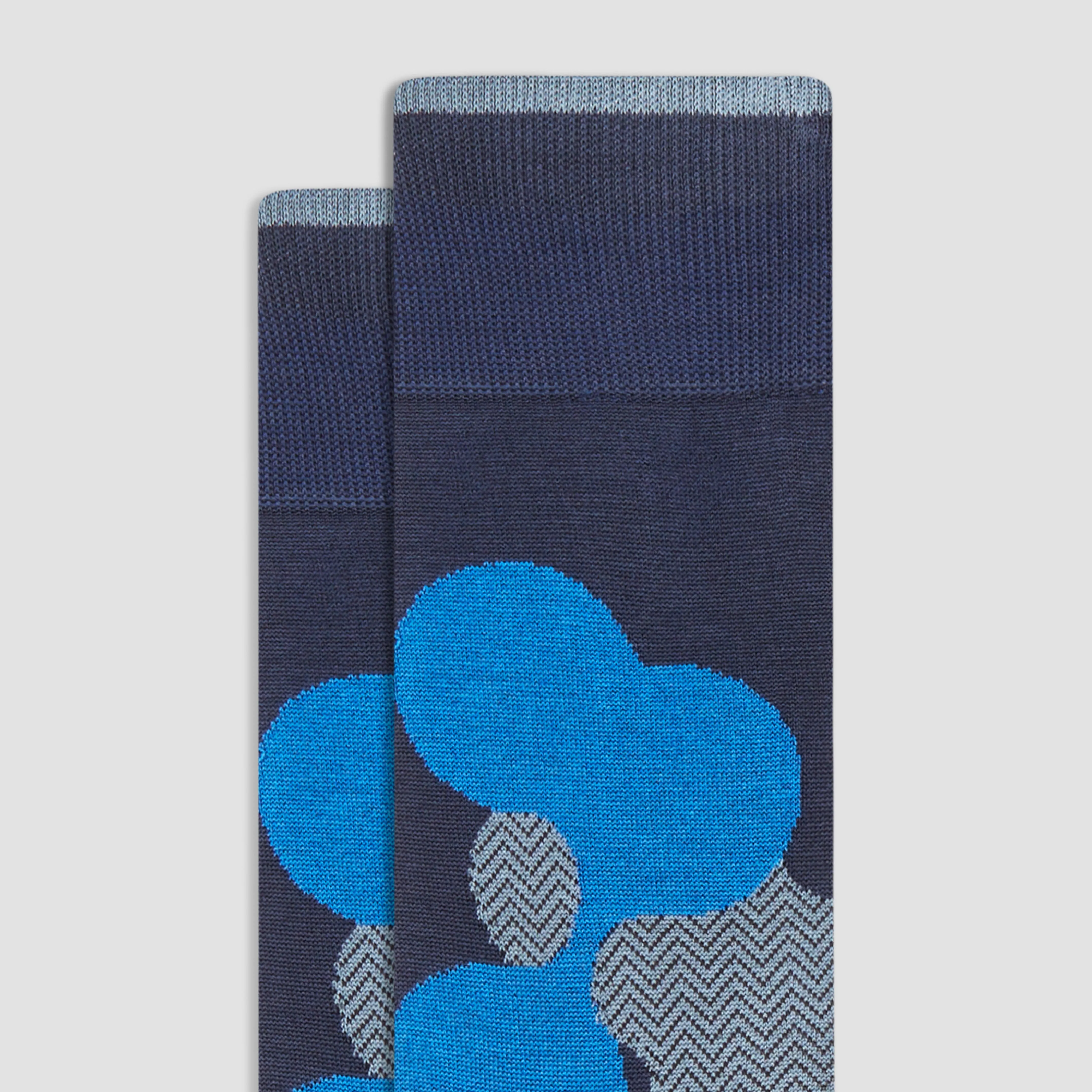 Abstract Mid-Calf Socks