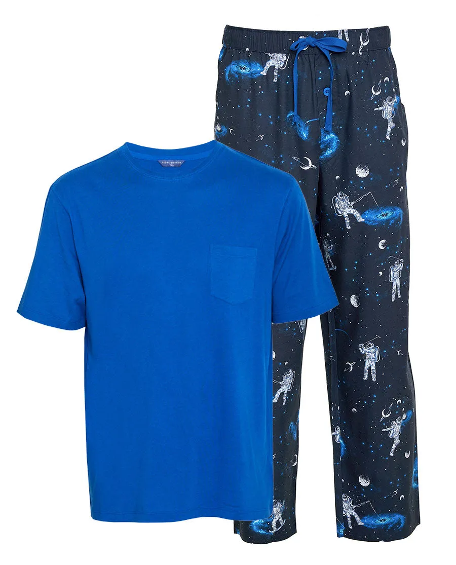 Aldrin Jersey T-shirt and Astronaut Print Pyjama Set