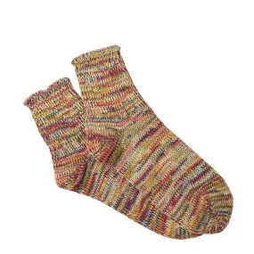 Anonymous Ism 5 Colour Mix Quarter Socks Wine