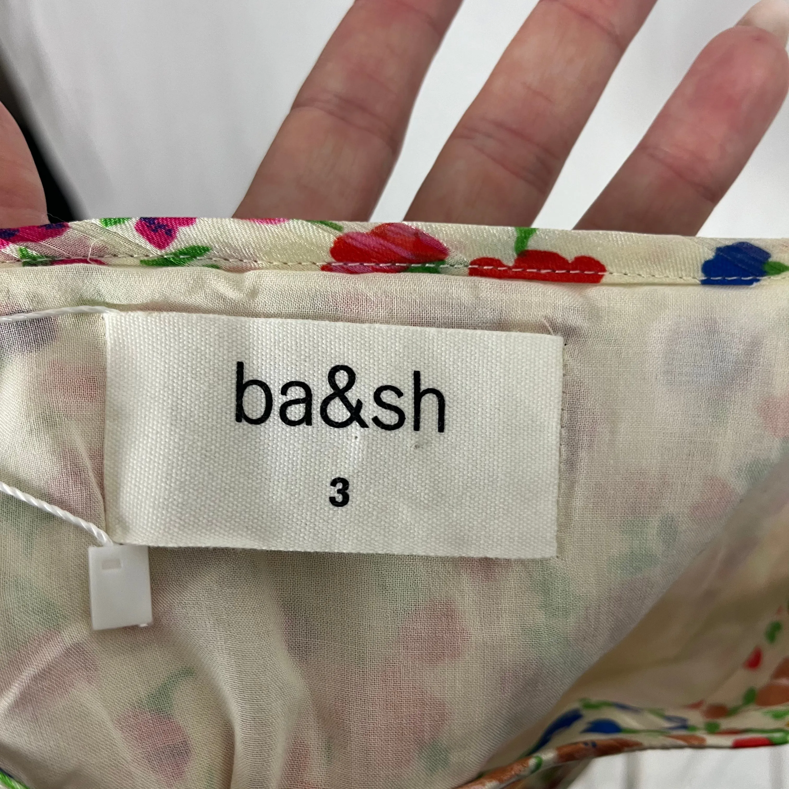 Ba&Sh Multi Coloured Floral Dress L