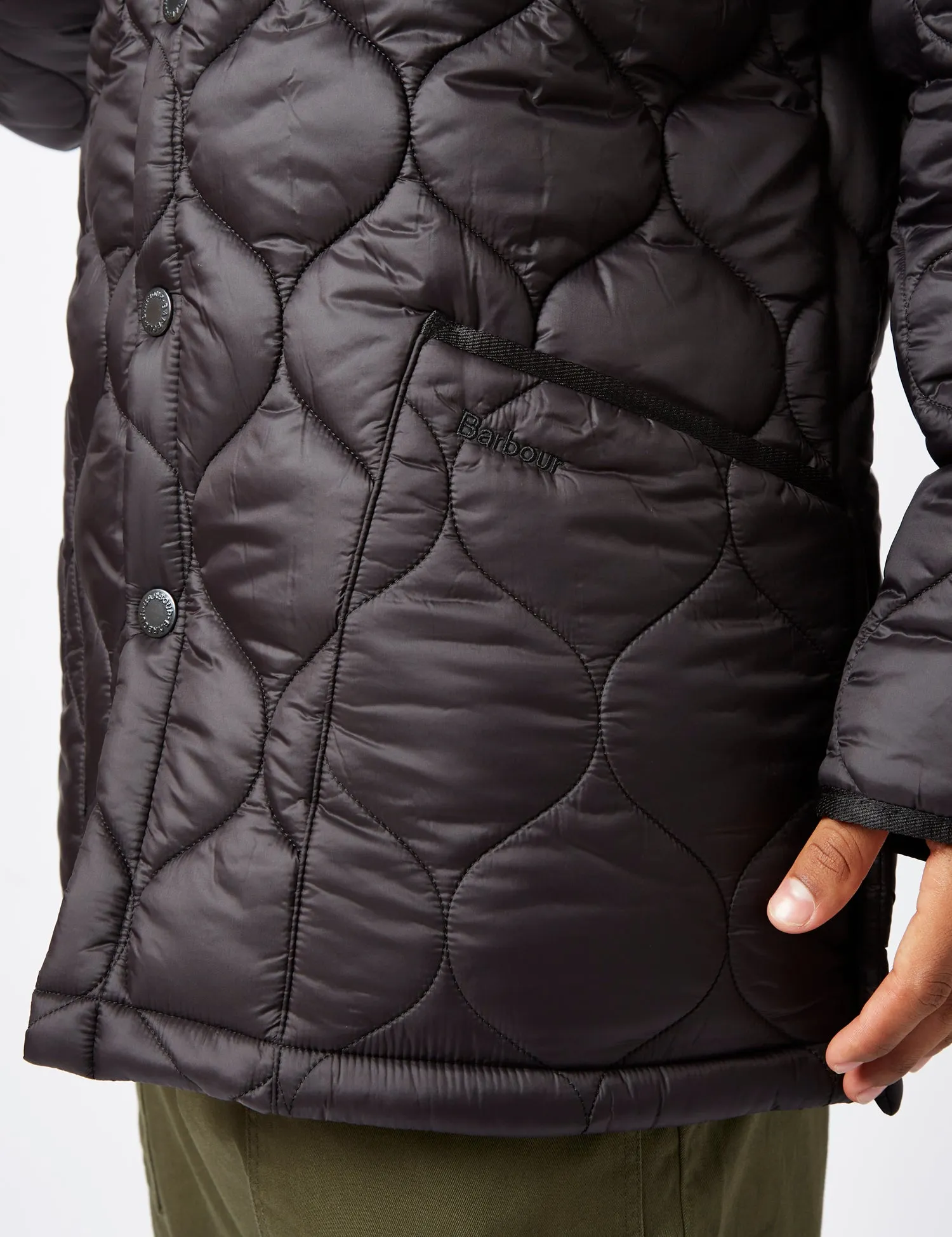 Barbour Lofty Quilt Jacket - Black