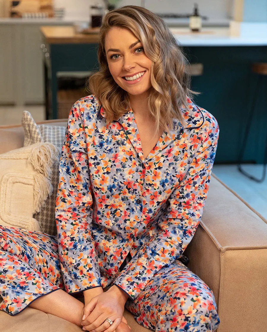 Bea Ditsy Floral Print Pyjama Top