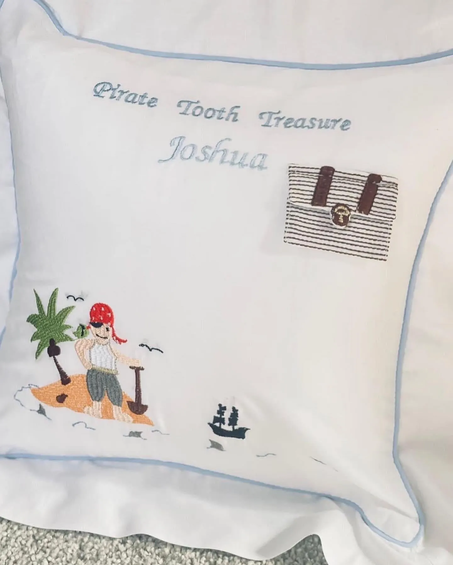 Boys Pirate Tooth Fairy Pjs and Pillow Set