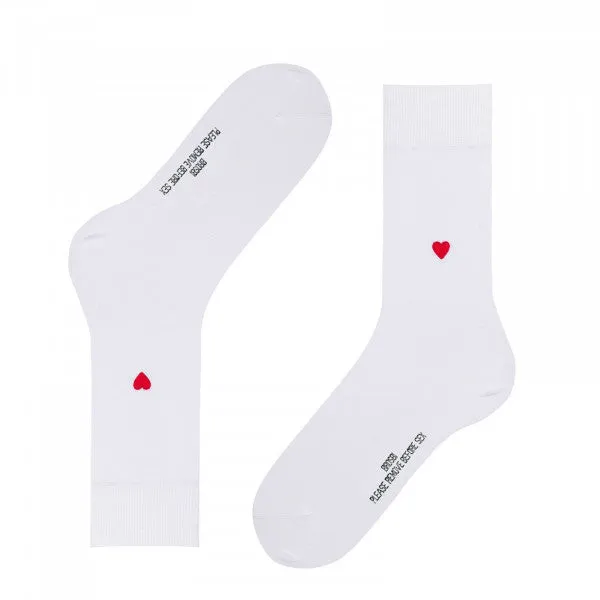 Brosbi The Icon Socks - Heart white