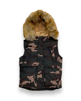 Camo Puffer Vest