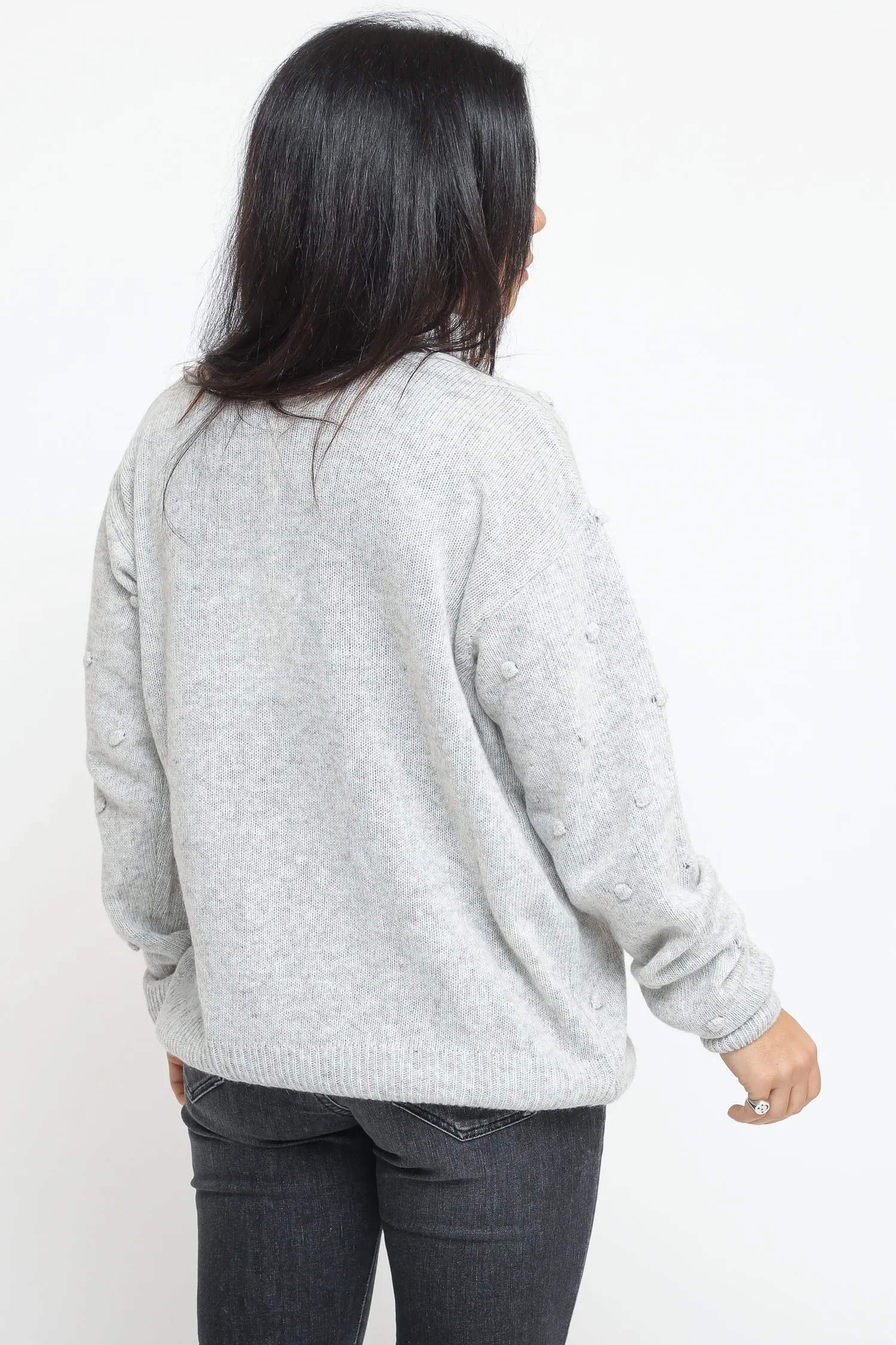 Cardigan Integrale Cashmere - Perla