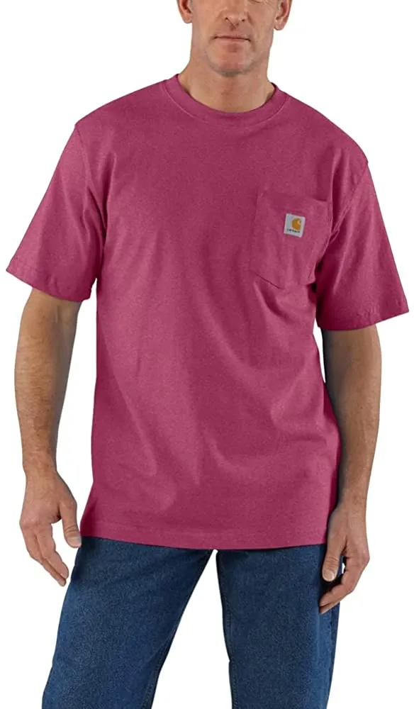 Carhartt Men's K87 Heavyweight Short-Sleeve Pocket T-Shirt