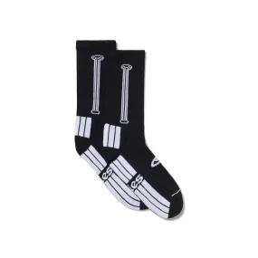 COLUMN SOCK BLACK