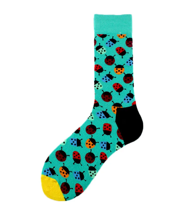 Crew Socks | Funky Socks - Ladybugs