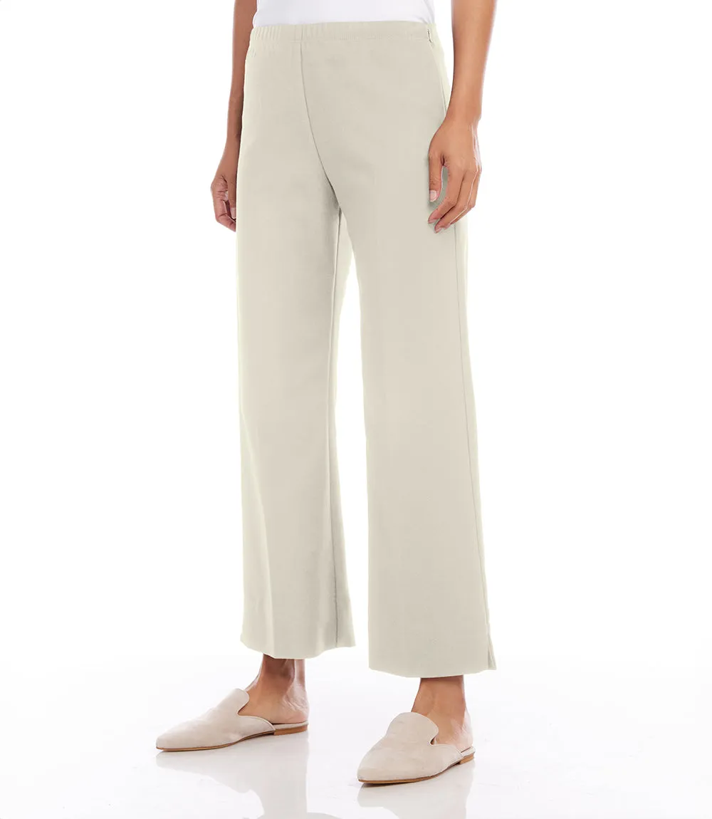 Cropped Wide Leg Pants