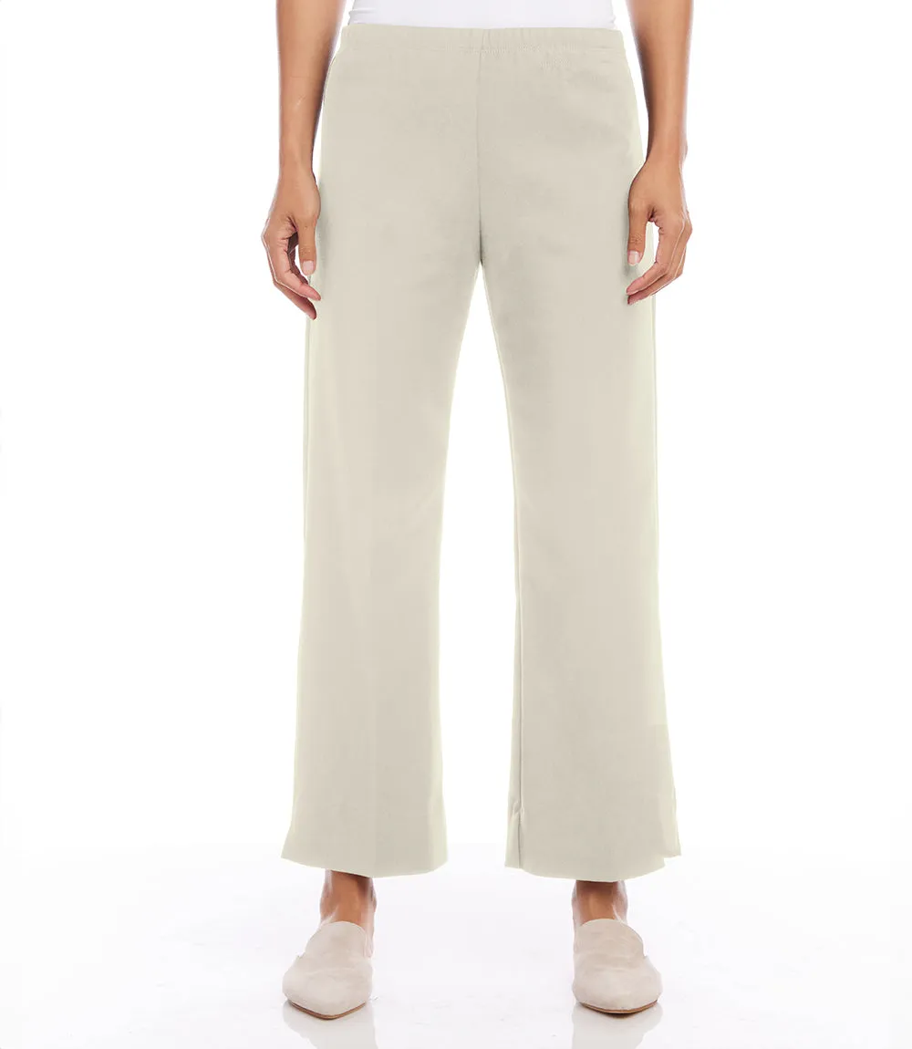 Cropped Wide Leg Pants