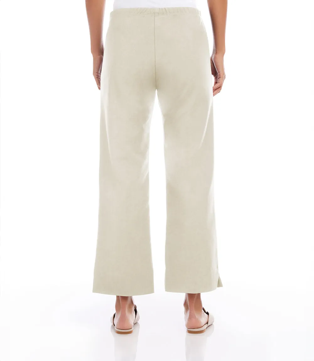 Cropped Wide Leg Pants