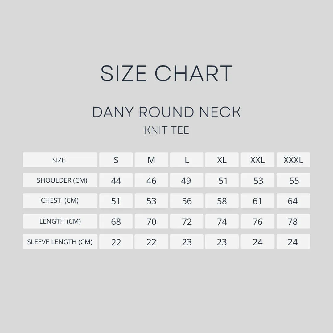 Dany Round Neck Knit Tee - White