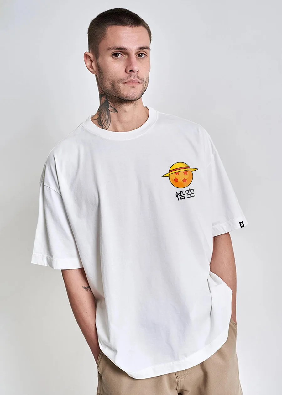 Dragon Ball GT Men Oversized Printed T-Shirt