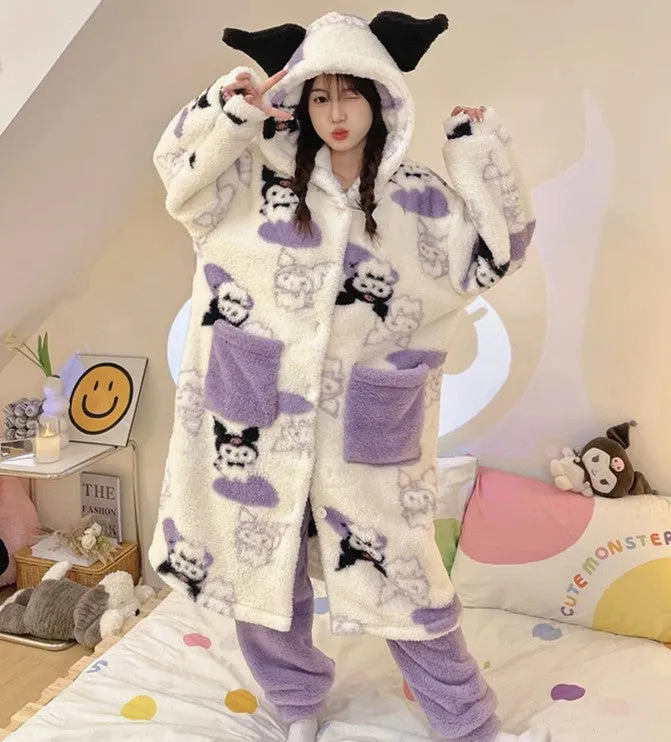 Fashion Anime Winter Pajamas Suits PN6263