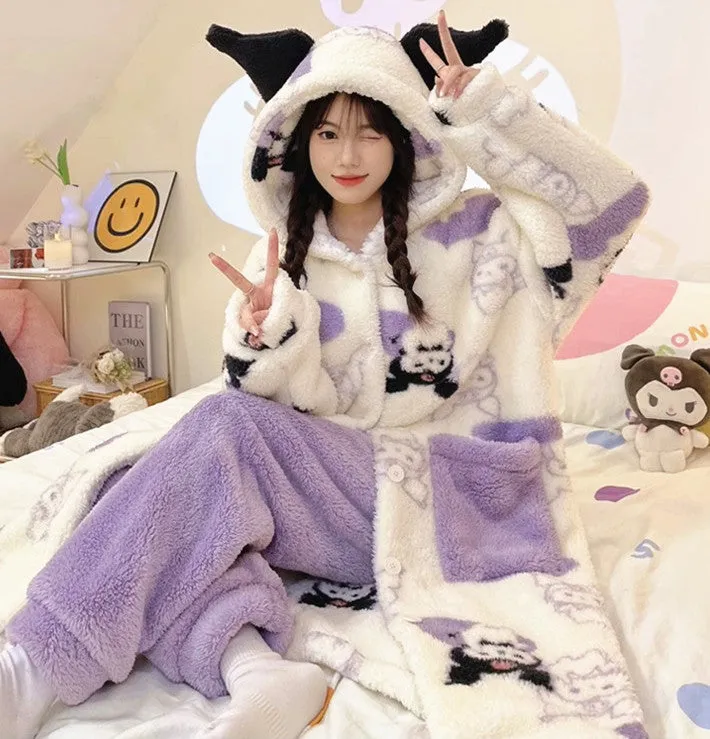 Fashion Anime Winter Pajamas Suits PN6263