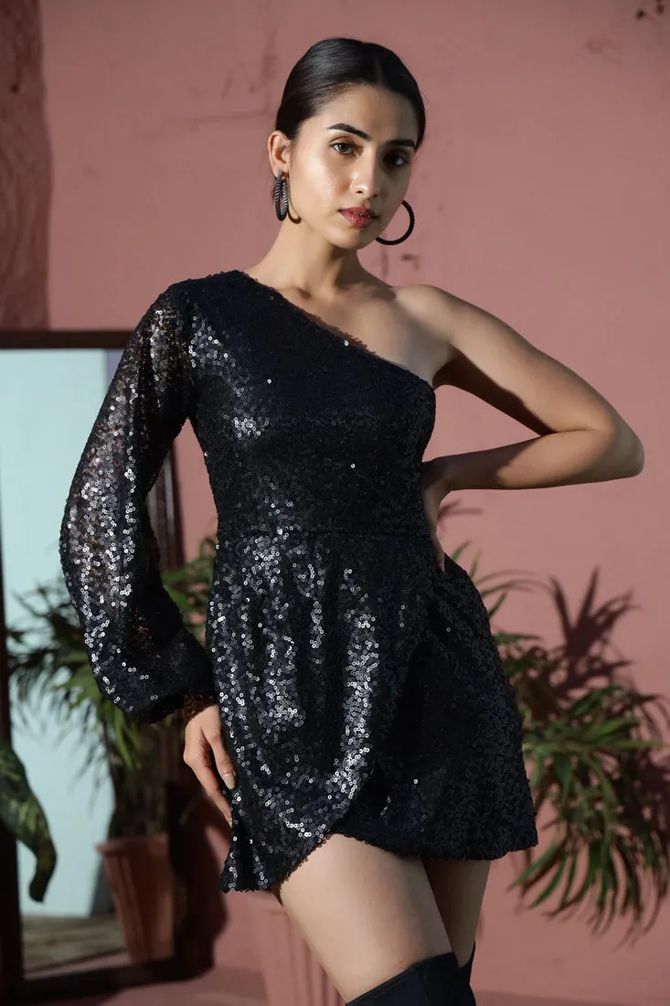 Jaqueline - Statement Sequin LBD (Final Sale)