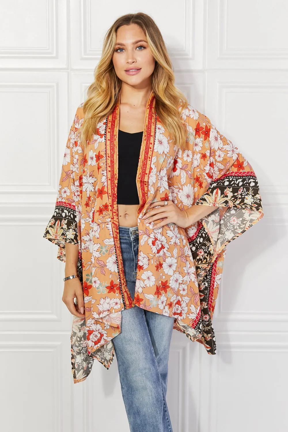 Justin Taylor Peachy Keen Cover-Up  Kimono