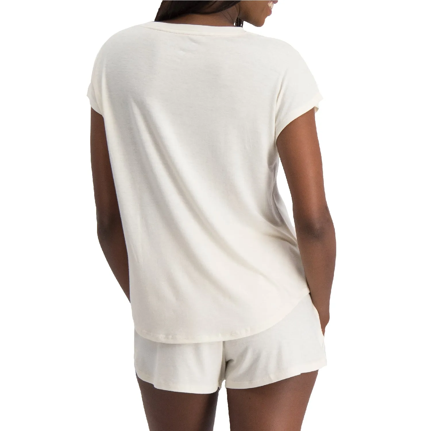 Loose Fit Tee | Super Soft Viscose | Ivory