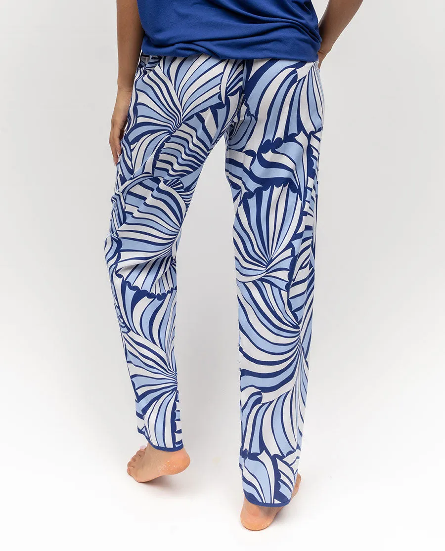 Madeline Shell Geo Print Pyjama Bottoms