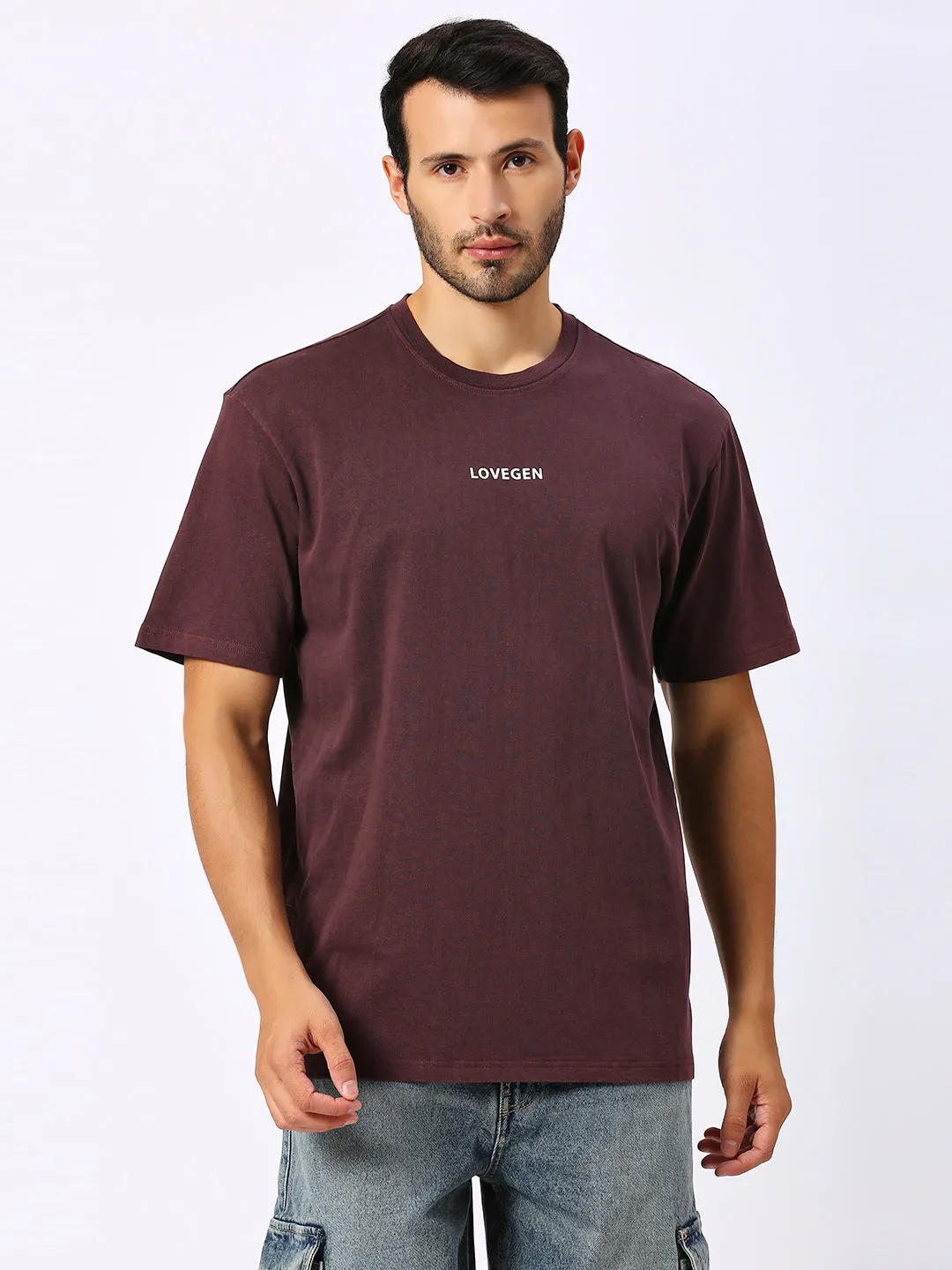 Men's Maroon T-shirt  Obsessed