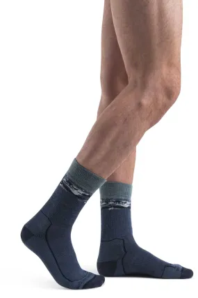 Mens Merino Hike  Med Crew Sedimentary Socks