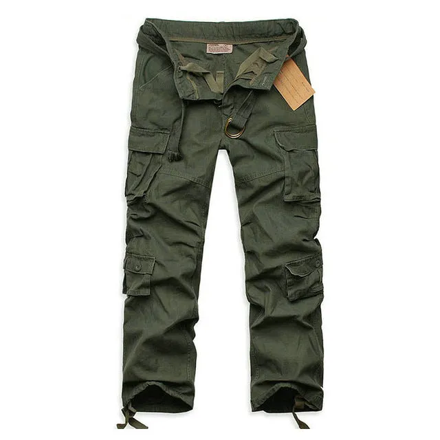 Military Cargo Pants Men Cotton High Quality