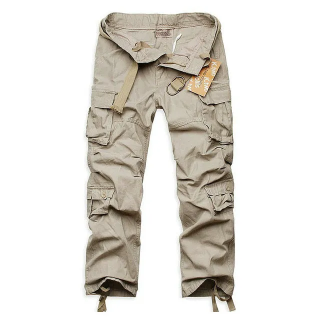 Military Cargo Pants Men Cotton High Quality