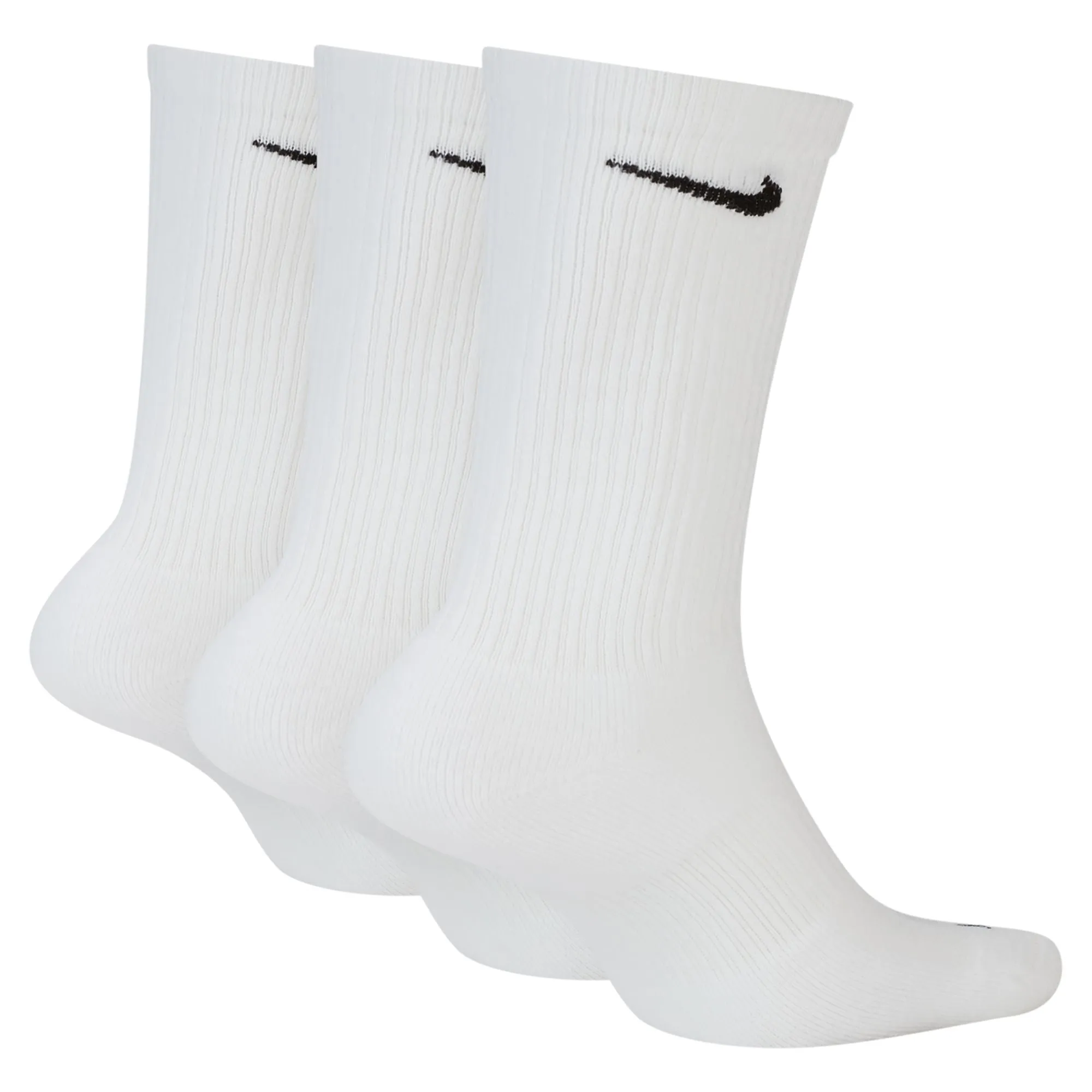 Nike Everyday Cush Crew Socks 3 Pack - White/Black