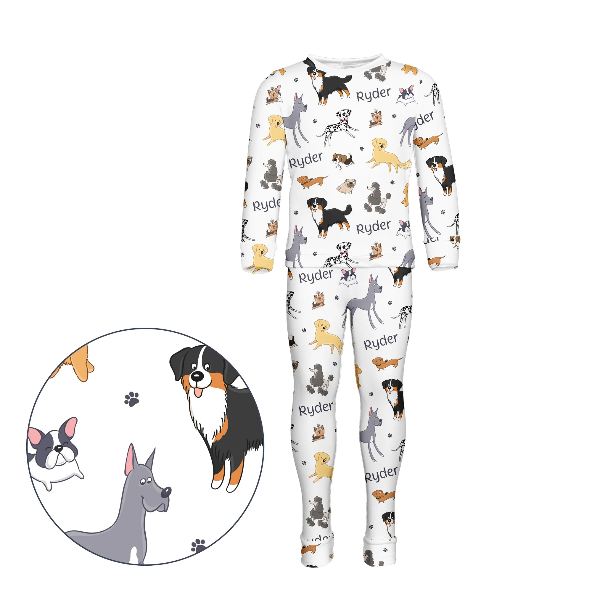 Personalized Kids Pyjamas (2 piece set) - MARKETPLACE (Animal Designs)