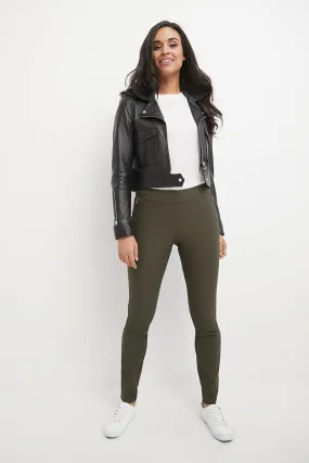 Pull-on skinny pants