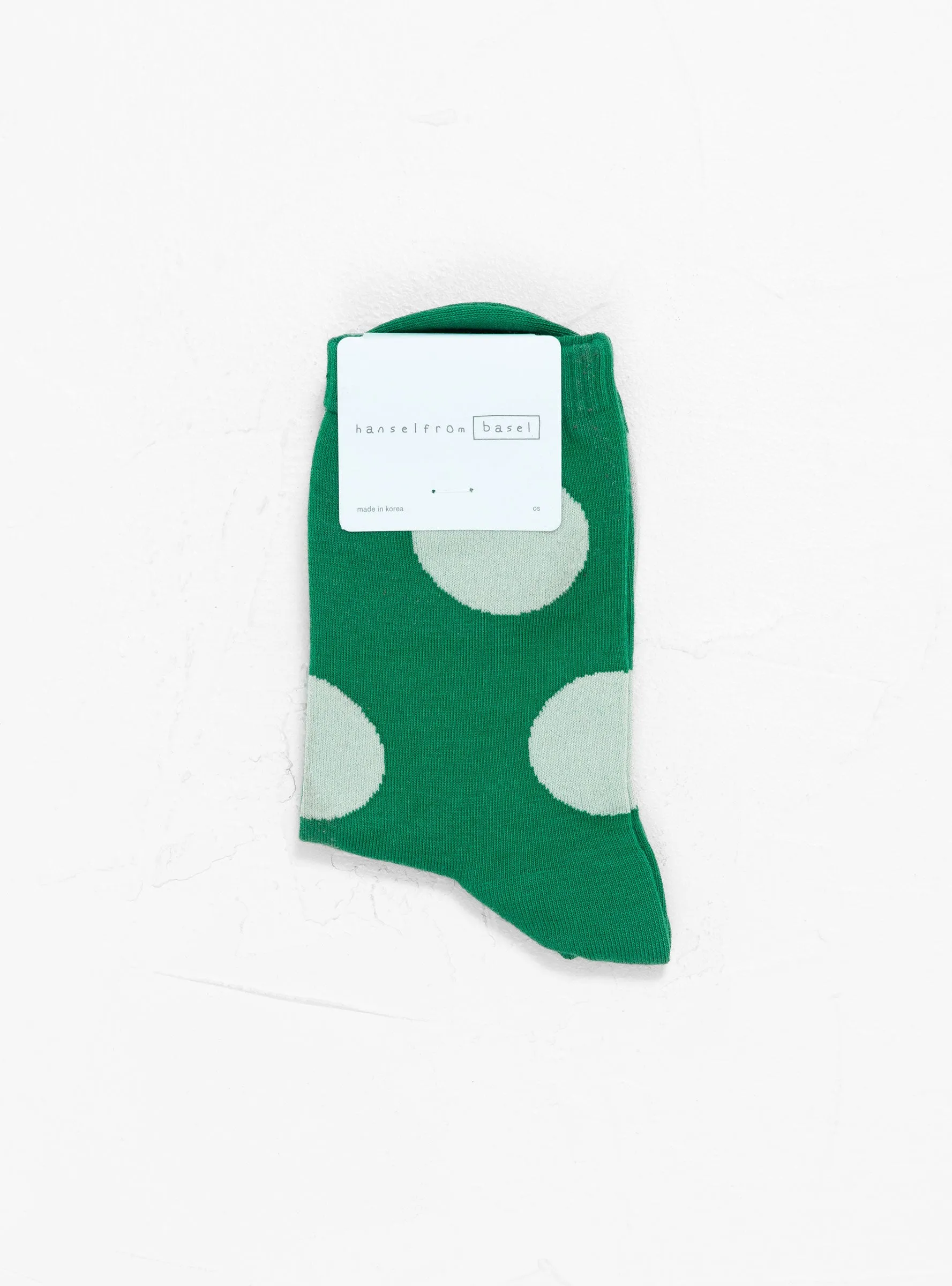 Rie Crew Sock Cadmium