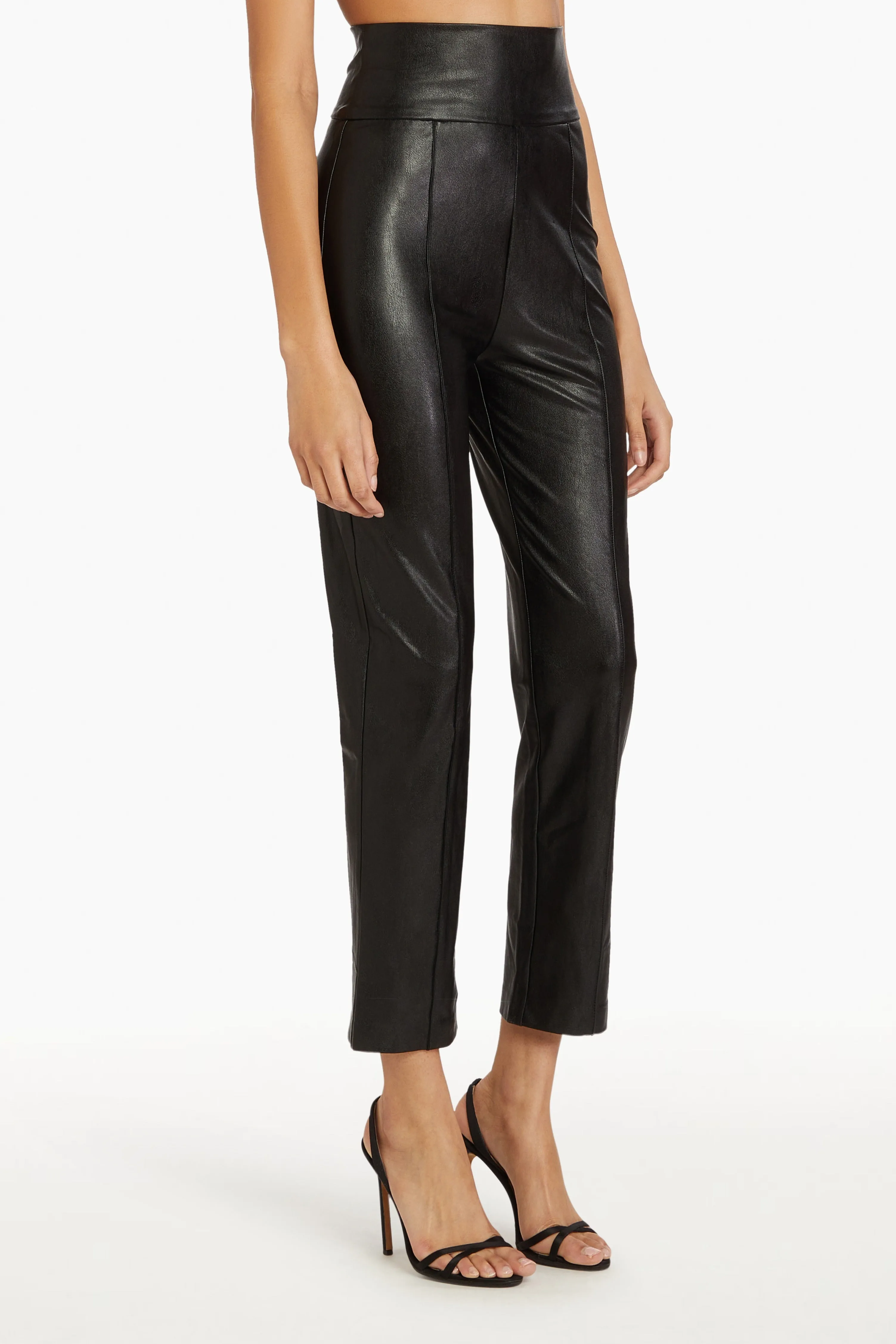 Romana Pants in Faux Leather