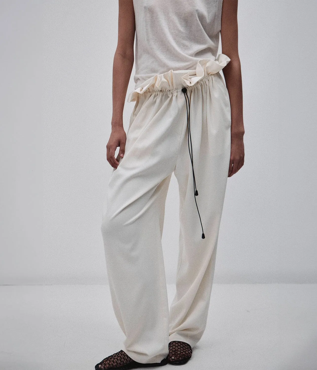 SHERMAN TROUSER- IVORY