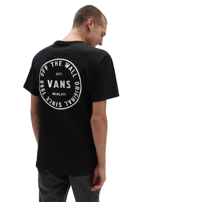 T-Shirt Vans Off The Wall Classic 10 Cent SS Black