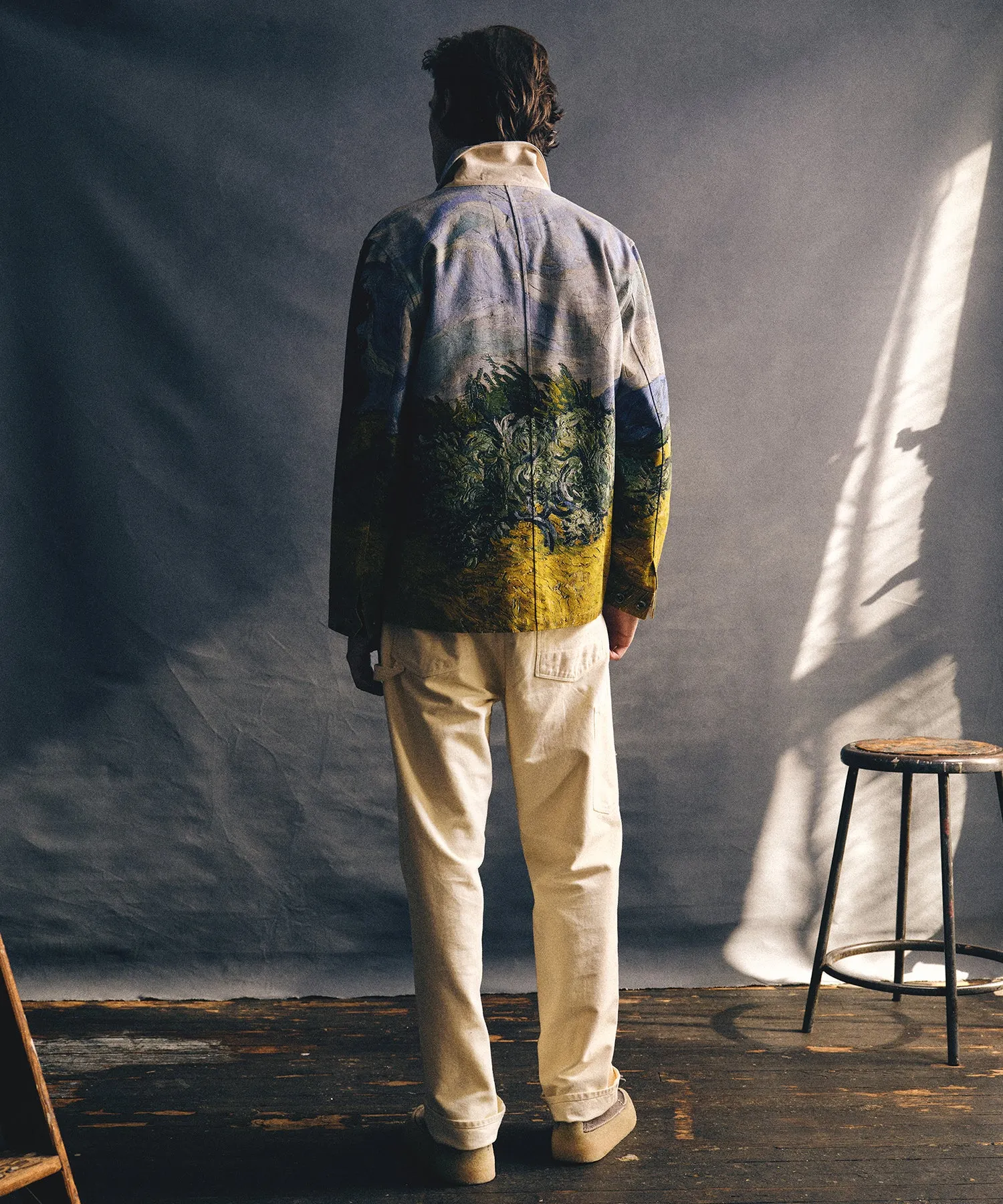 Limited Edition Todd Snyder x The Met Van Gogh Cypress Chore Coat – Stylish Art-Inspired Outerwear