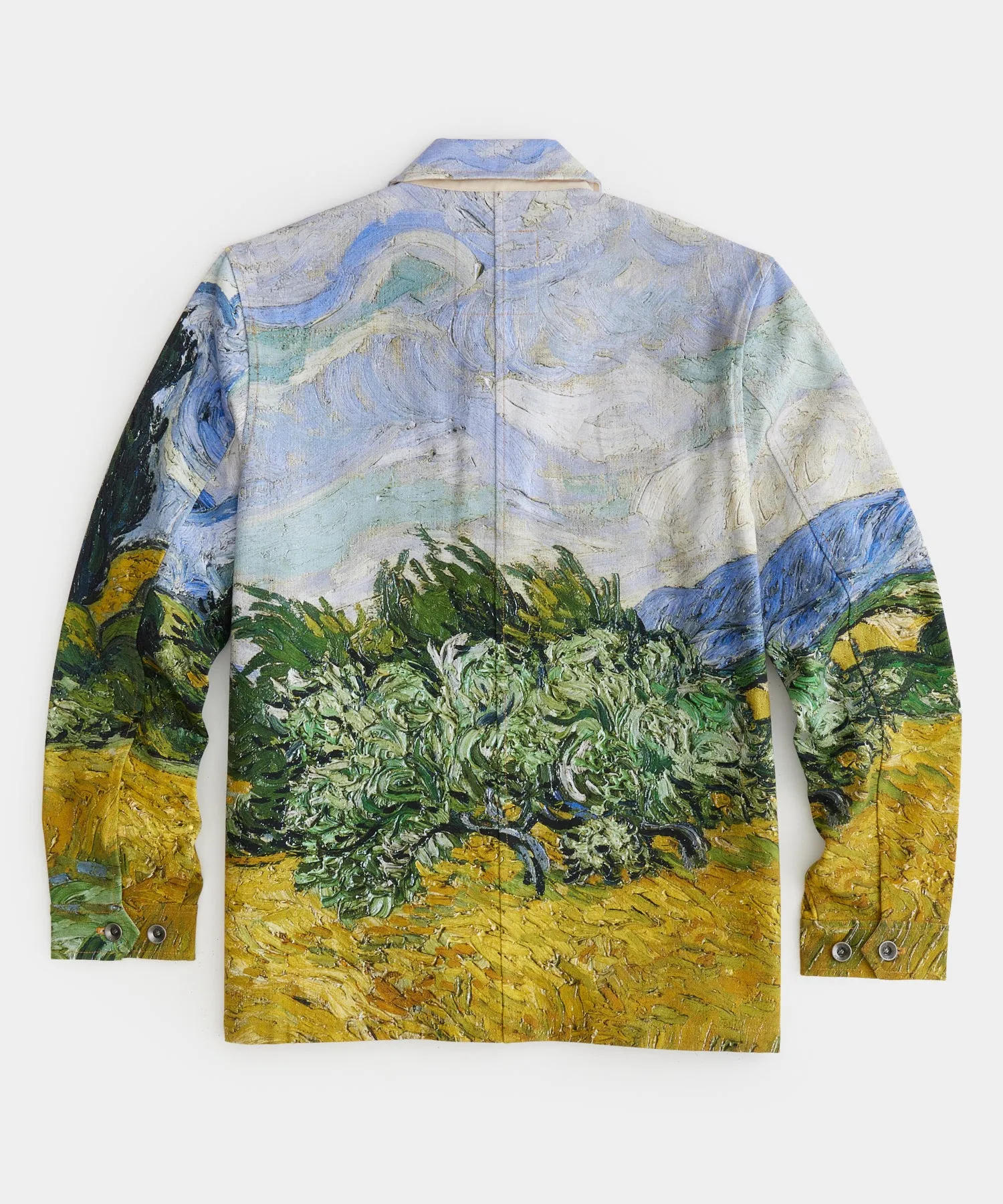 Limited Edition Todd Snyder x The Met Van Gogh Cypress Chore Coat – Stylish Art-Inspired Outerwear