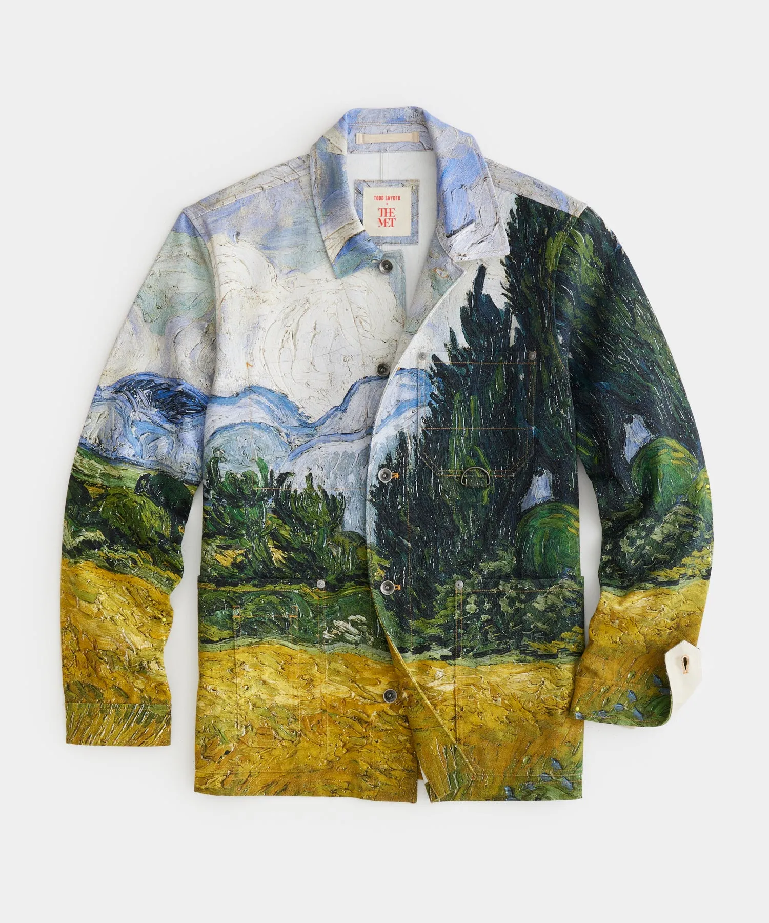 Limited Edition Todd Snyder x The Met Van Gogh Cypress Chore Coat – Stylish Art-Inspired Outerwear