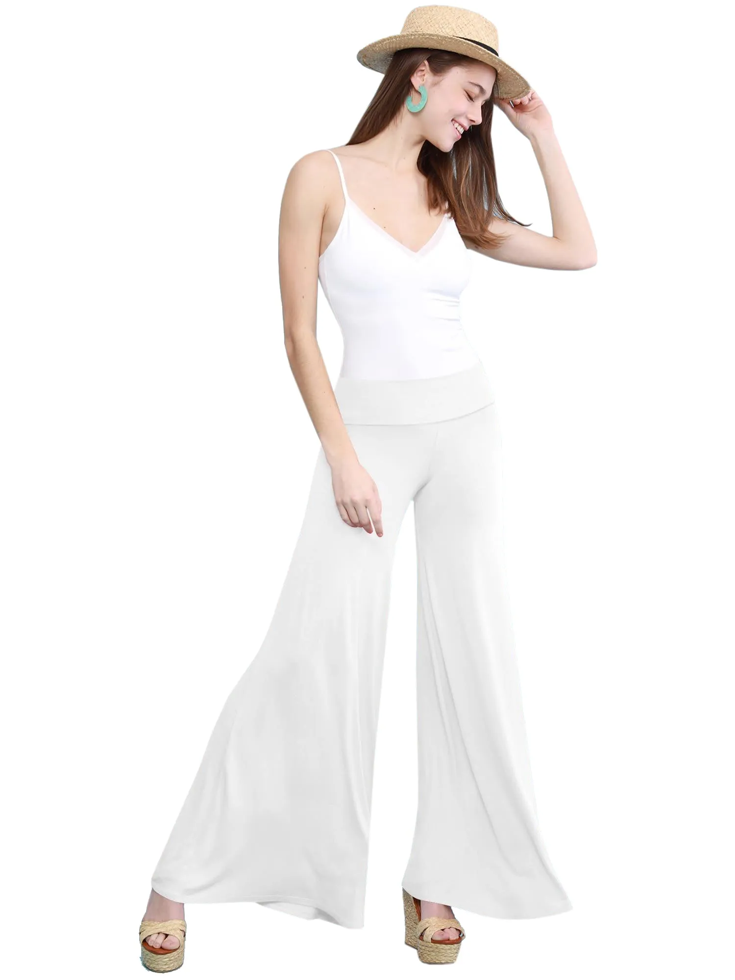 Women's Casual Comfy Wide Leg Palazzo Lounge Pants