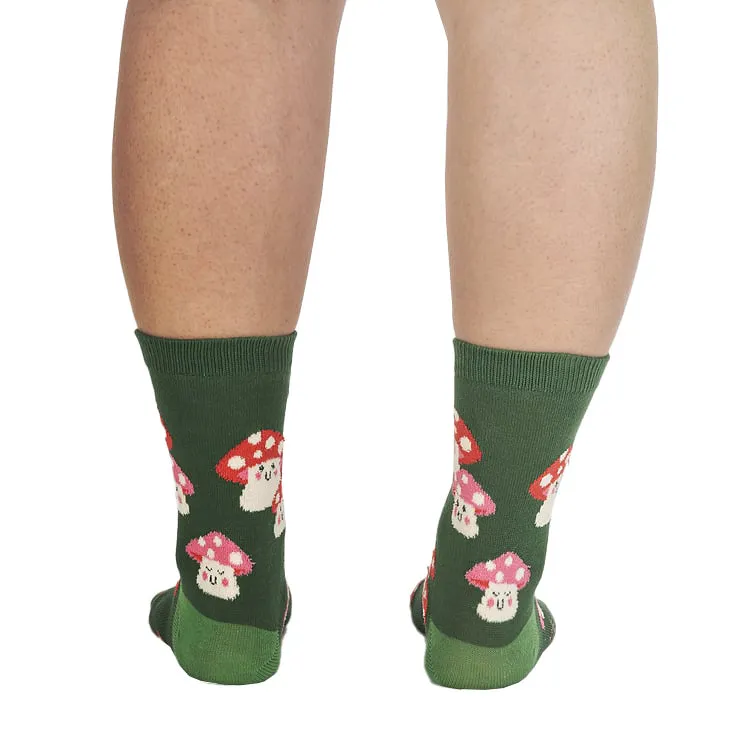 Women's Mellow Mushrooms Crew Socks